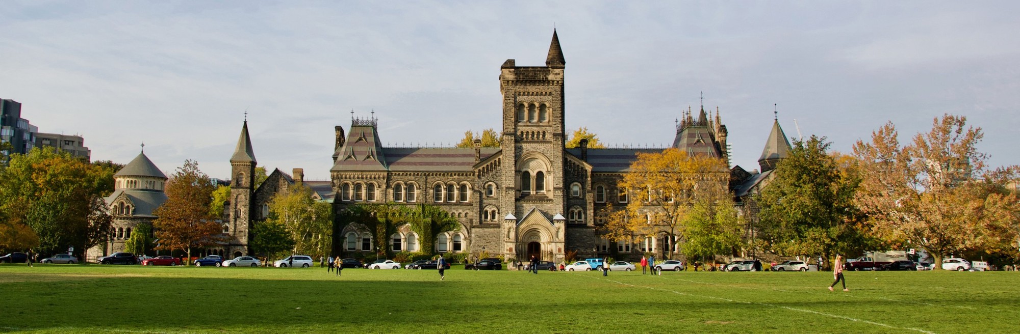 Front view of the University of Toronto