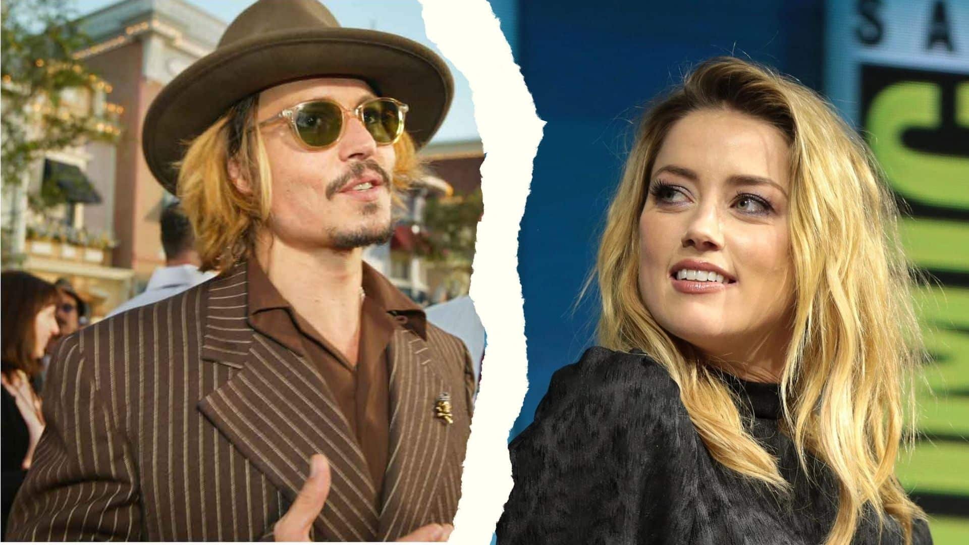 Cover photo of Johnny Depp and Amber Heard defamation law case