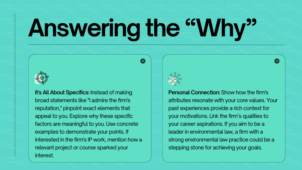 Answering the Why in How to Answer Why This Firm Question Infographic