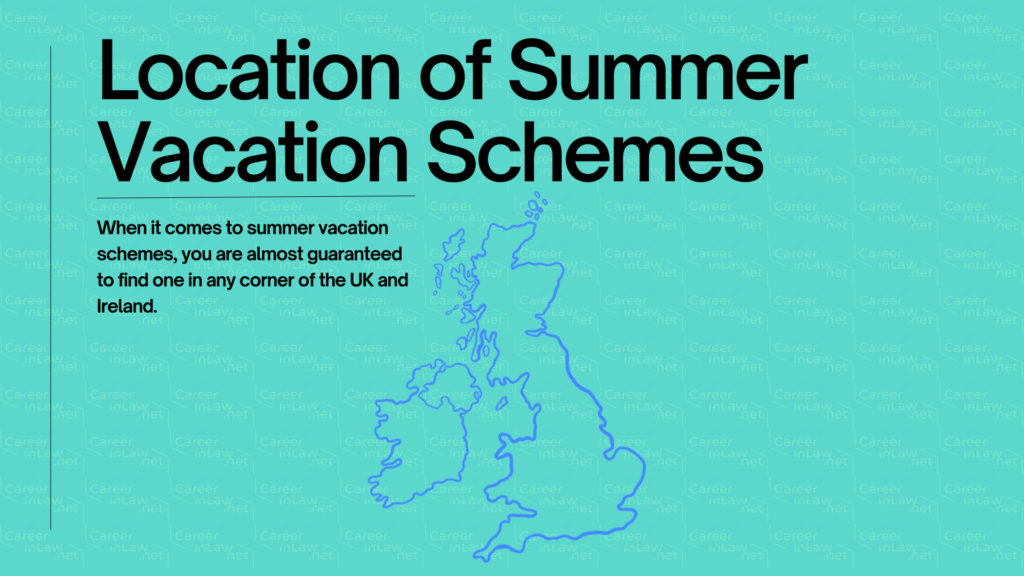 Location of Summer Vacation Schemes Map