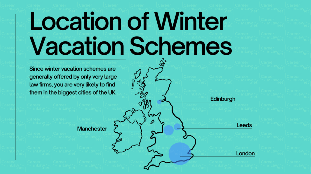 Location of Winter Vacation Schemes Map